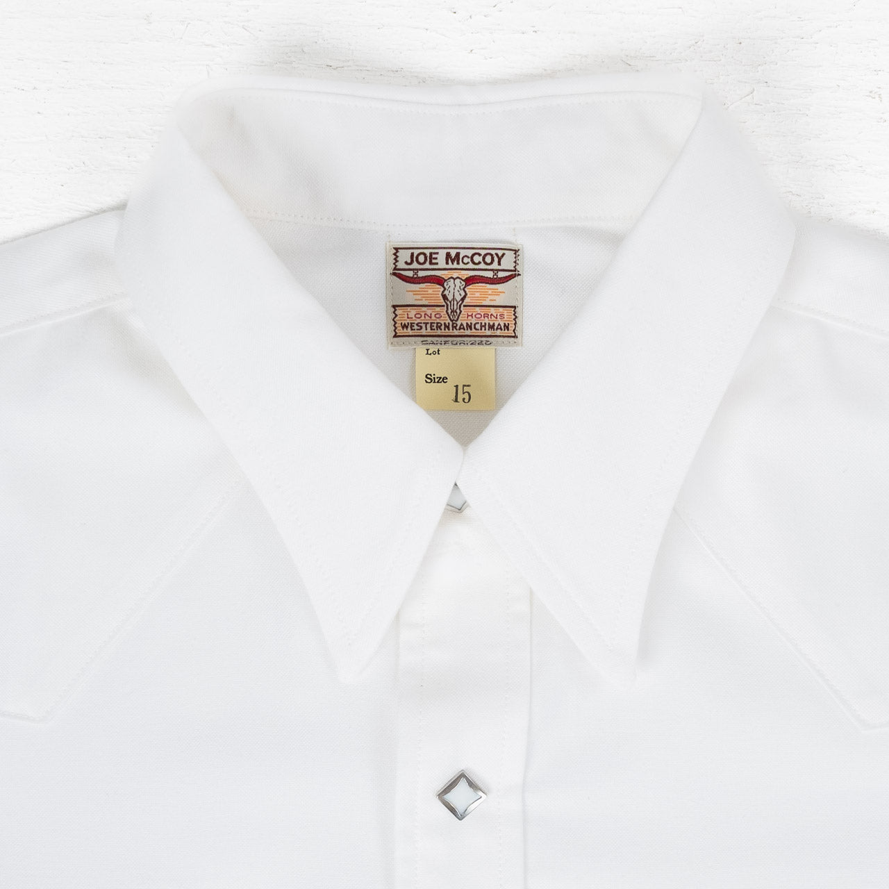 OXFORD WESTERN SHIRT / SAWTOOTH White