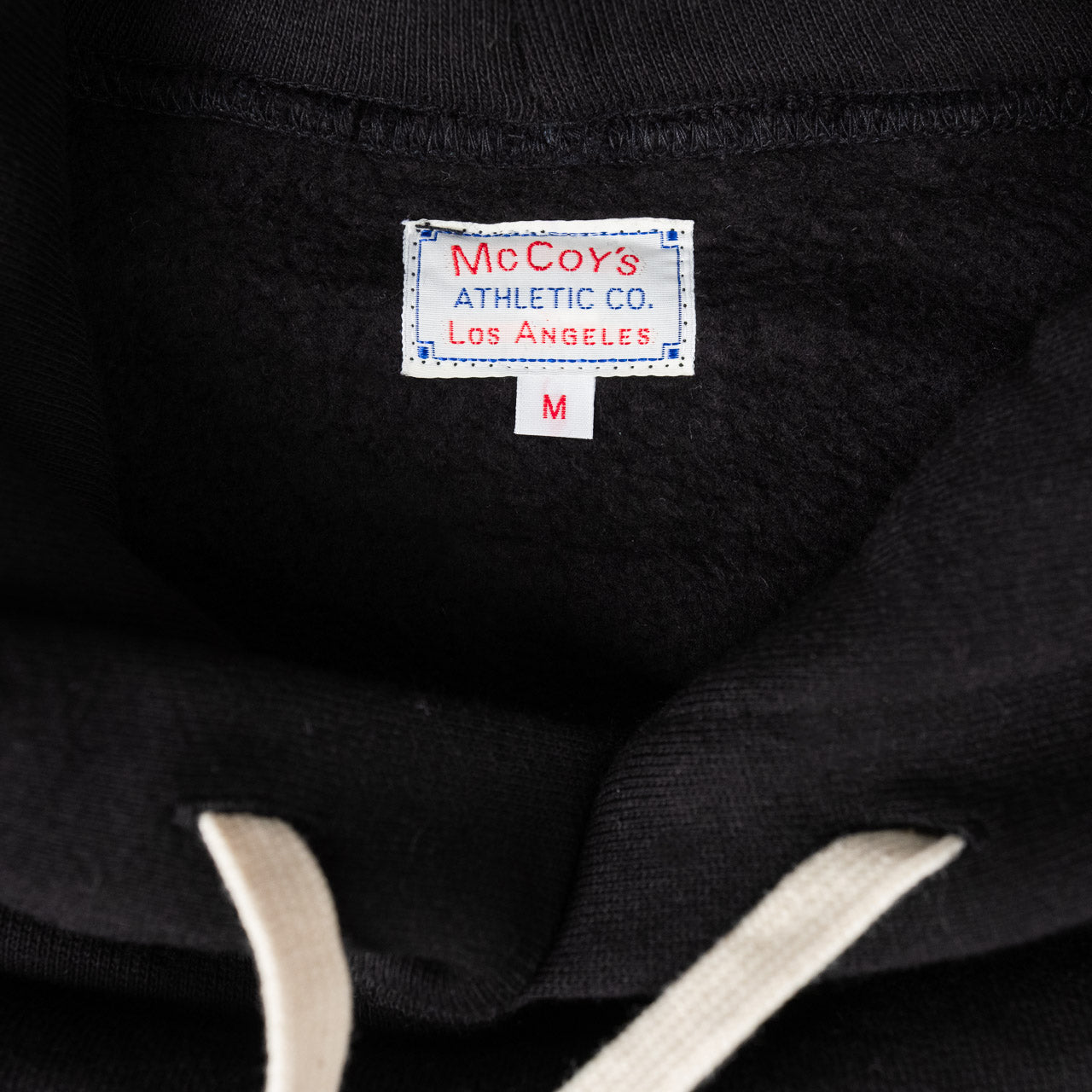 10 oz. Loopwheel Hooded Sweatshirt Black