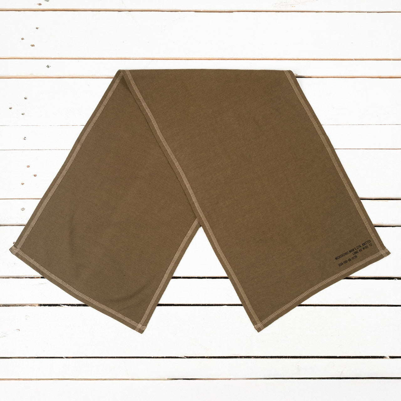 Knitted Neckerchief Olive