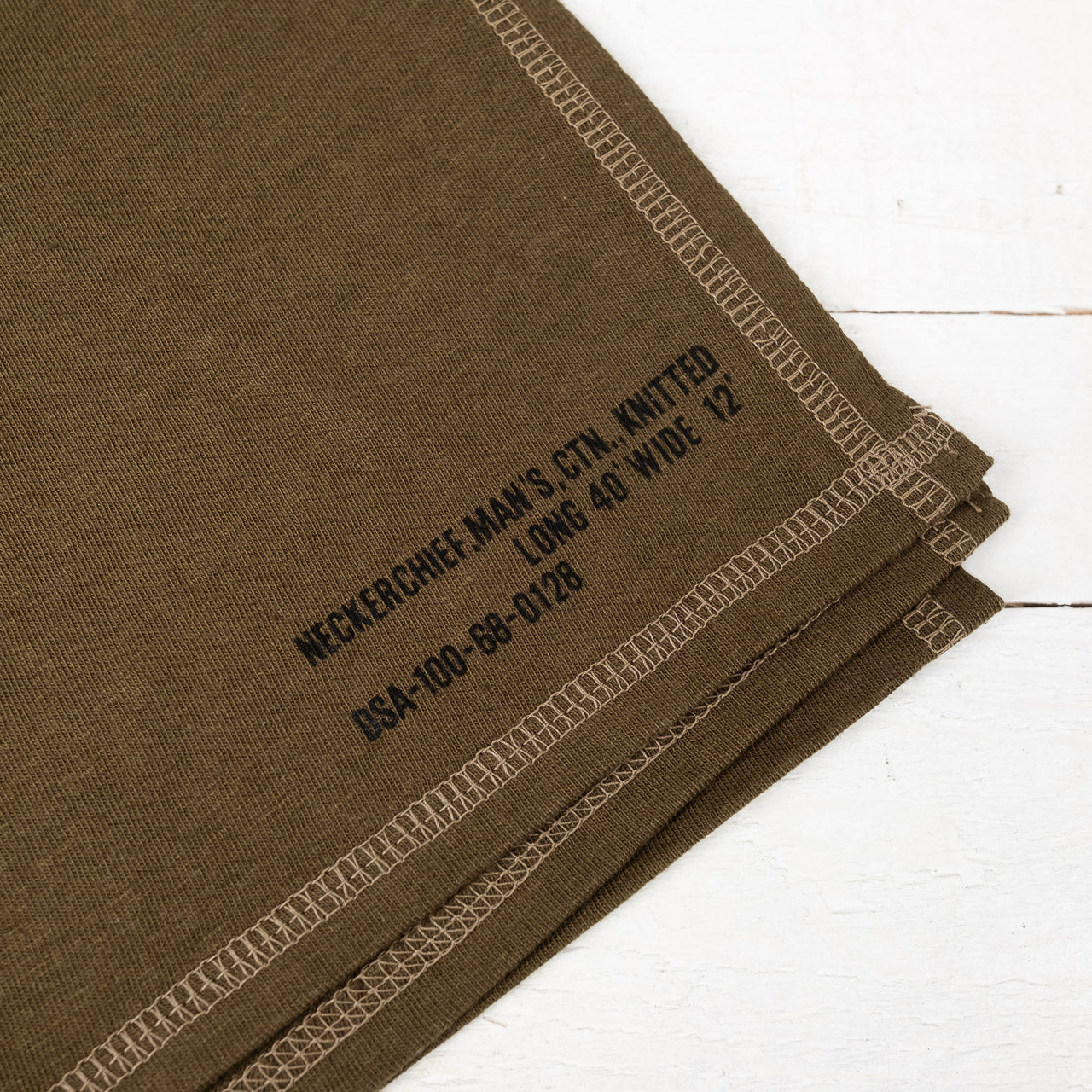 Knitted Neckerchief Olive