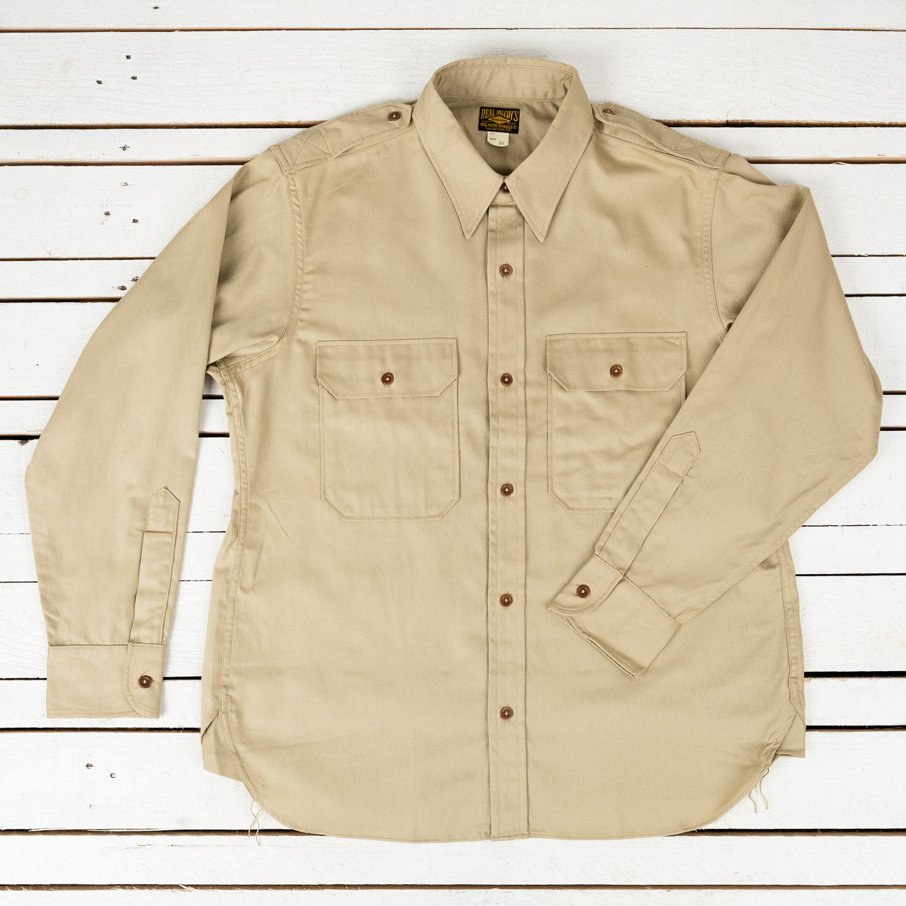 Khaki Shirt L/S (Modify)