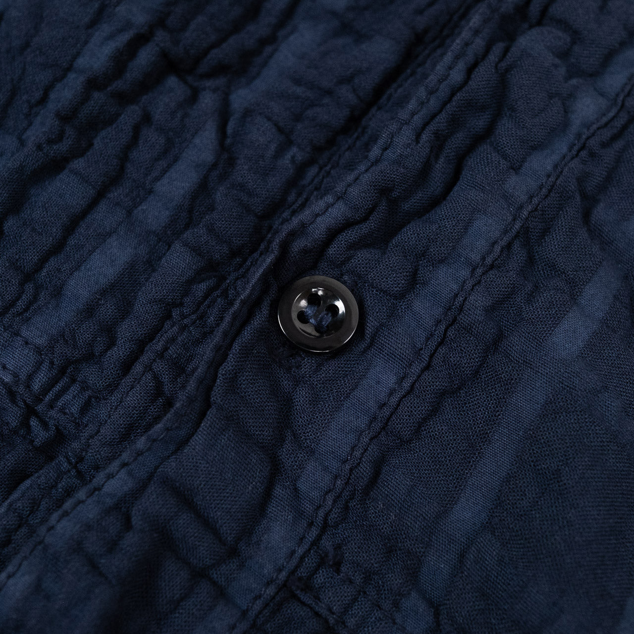 Flipped Collar Shirt Airbag Cambric Blue
