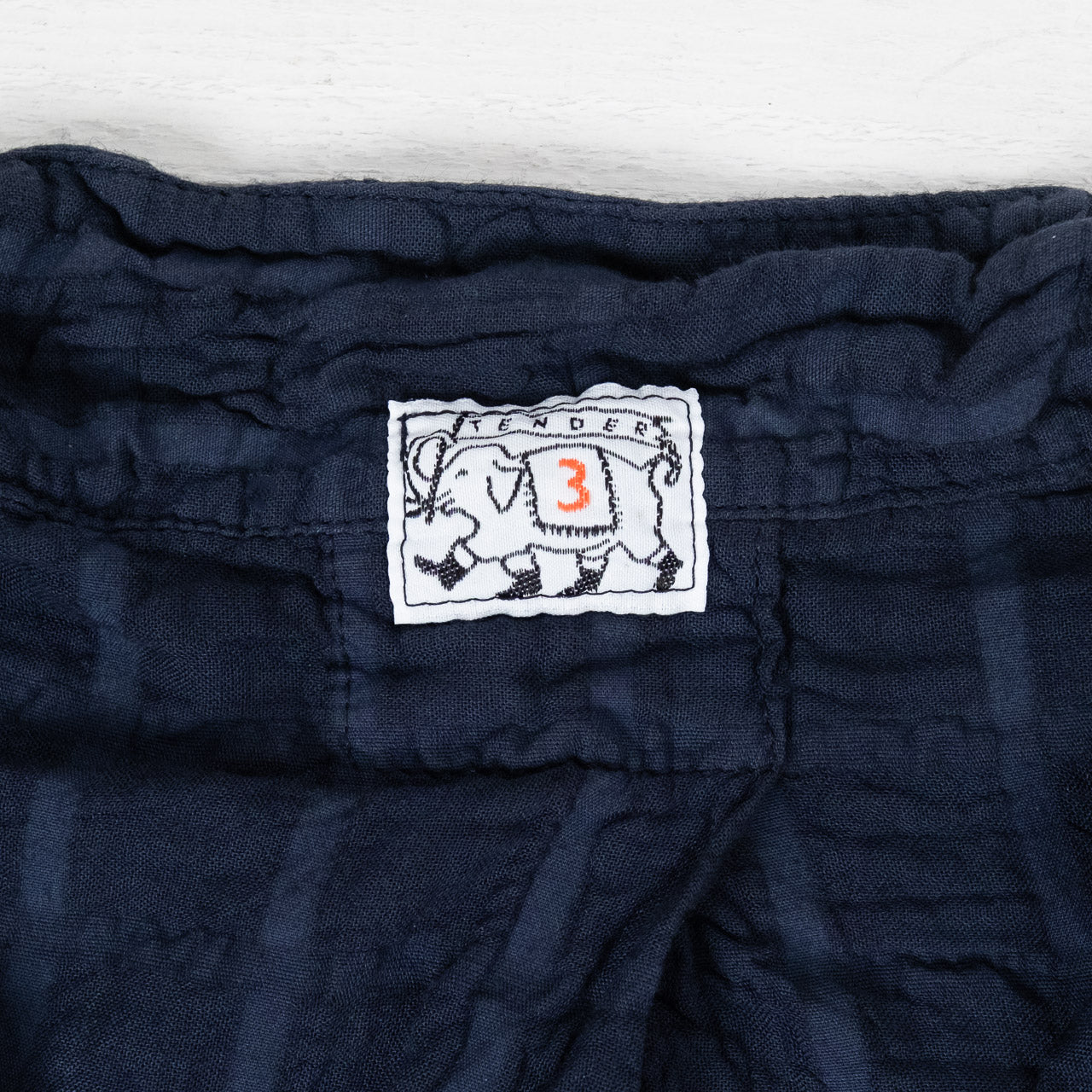 Flipped Collar Shirt Airbag Cambric Blue