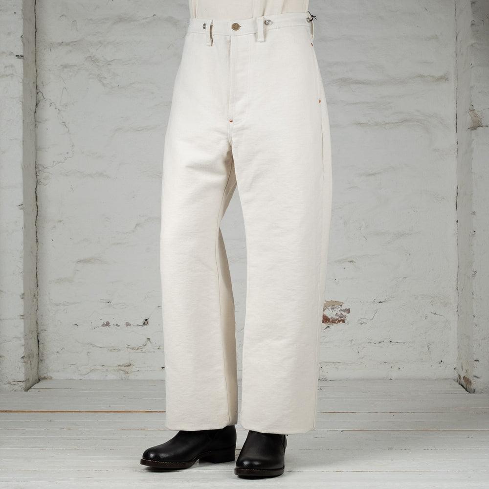 156 Split Back Jeans Ecru
