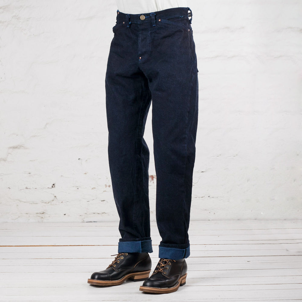 131 Lost Jeans 16 oz. Toile Denim Selvedge Indigo Teint Talon d'Achille