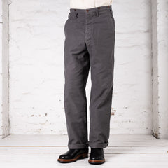 Moleskin Wide Pants Grey