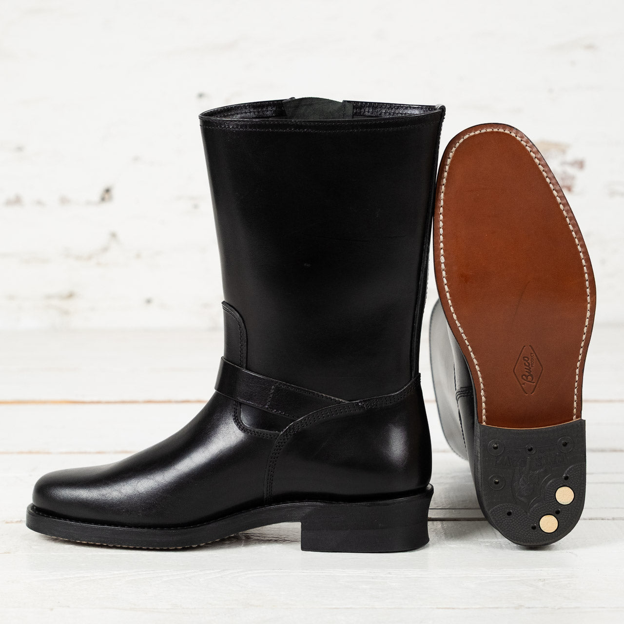 Buco Narrow Engineer Boots Buttock