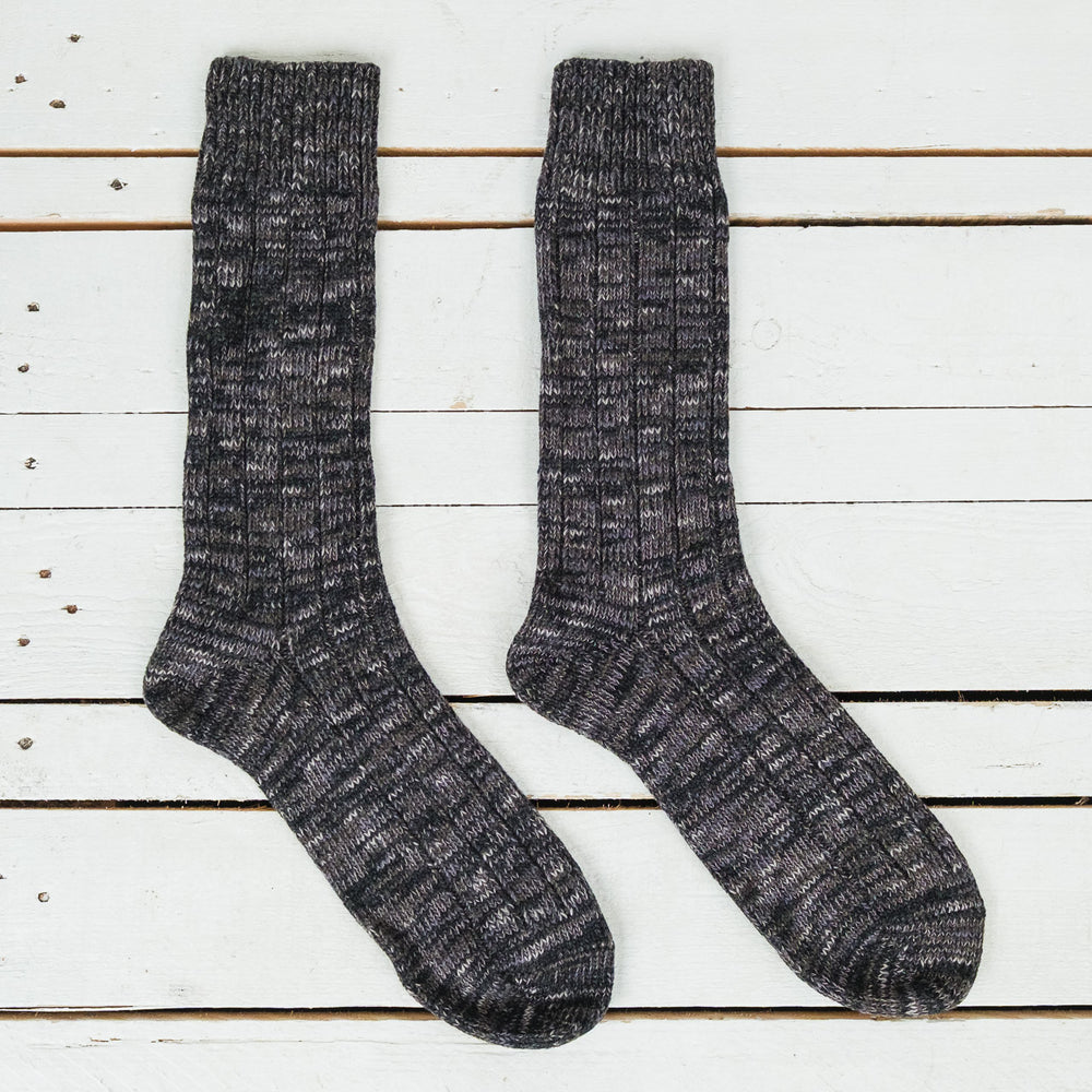 Outdoor Wool Socks "Camp" Charcoal