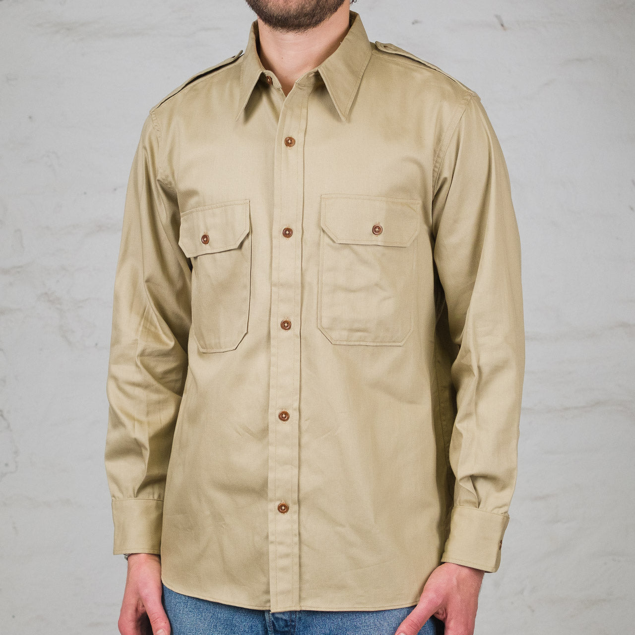 Khaki Shirt L/S (Modify)