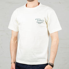 S/S Tee Union Supply Slub Weiß