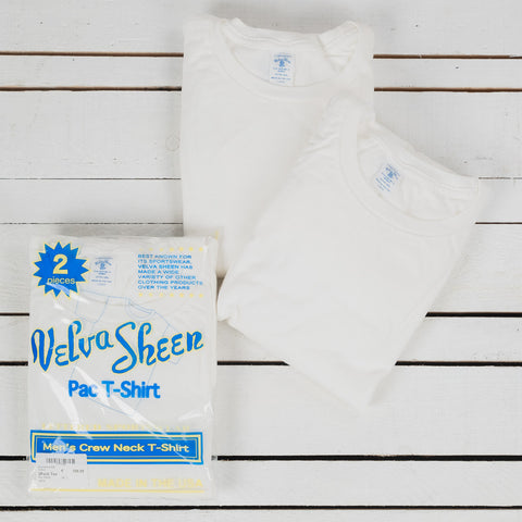2Pack Heavy Crew Neck T-Shirt White