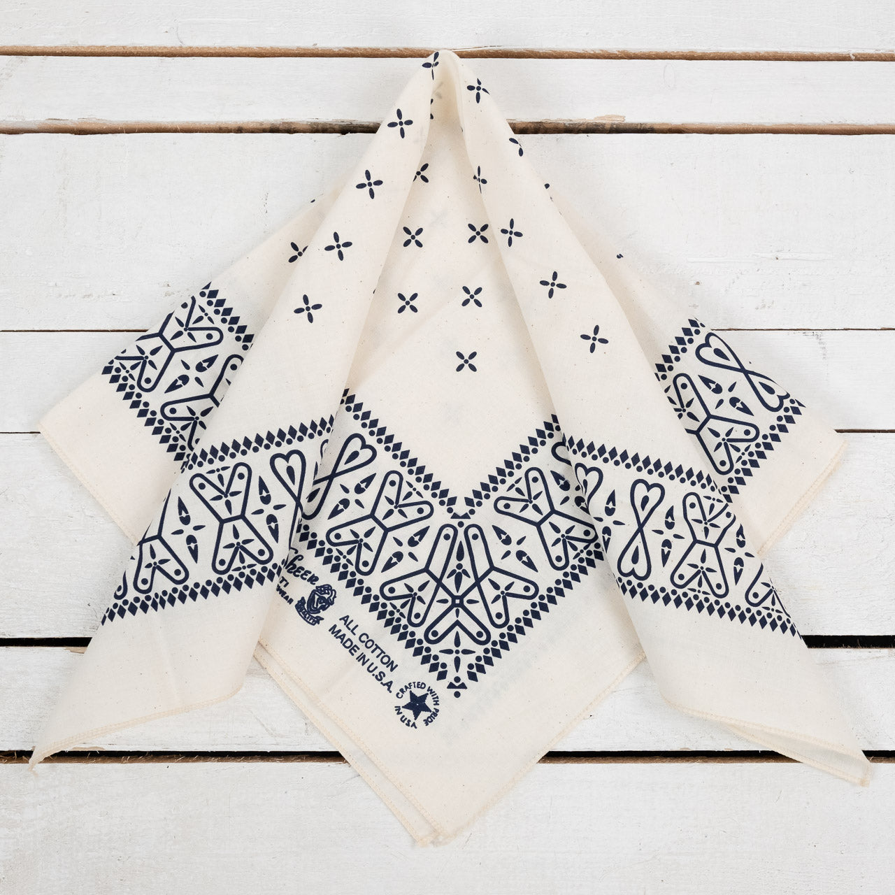 Bandana "Cross" Weiß
