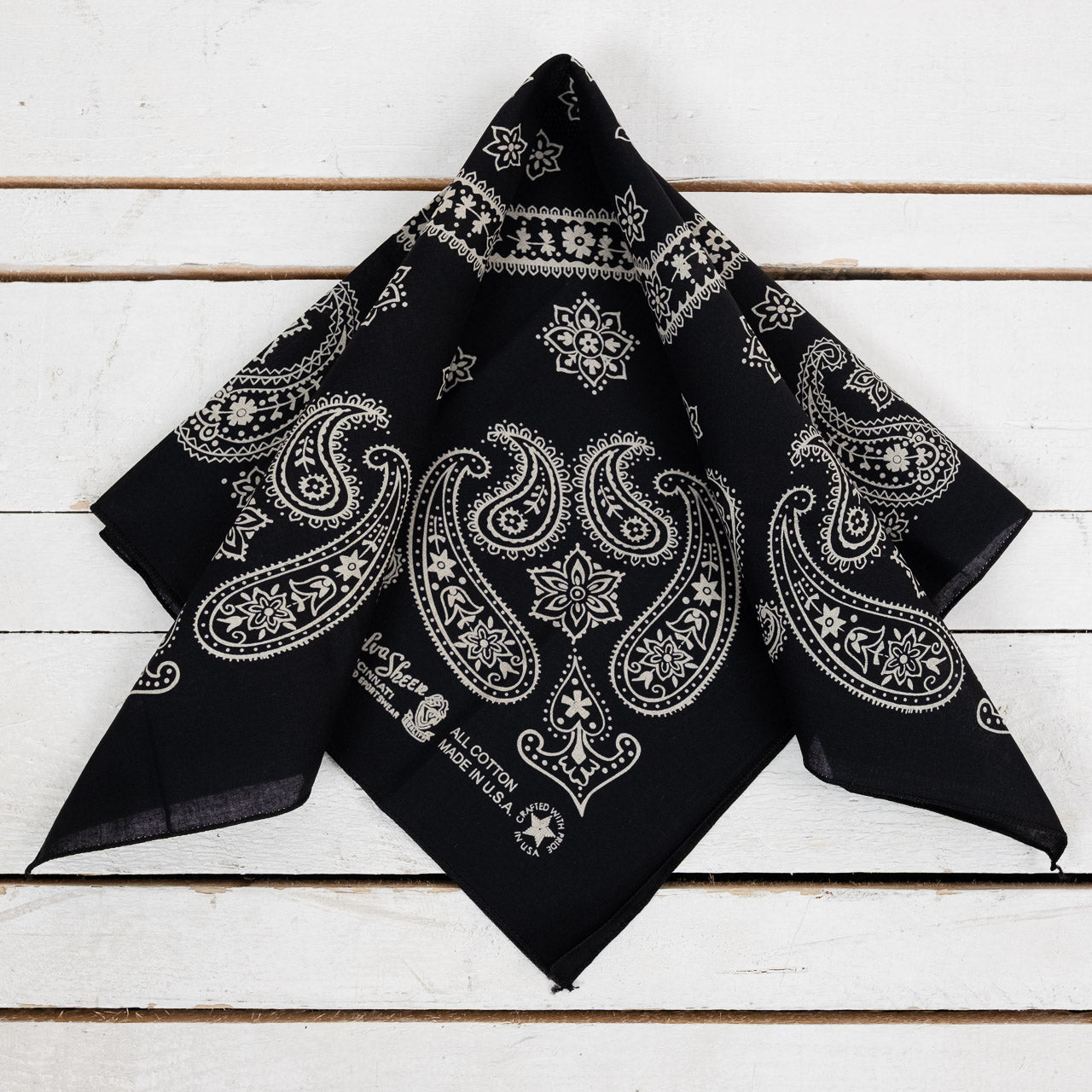 Bandana "Paisley" Schwarz