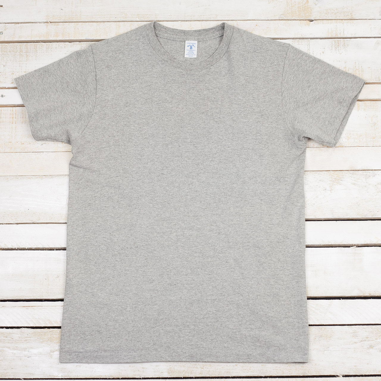 2Pack Heavy Crewneck T-Shirt Grau Meliert
