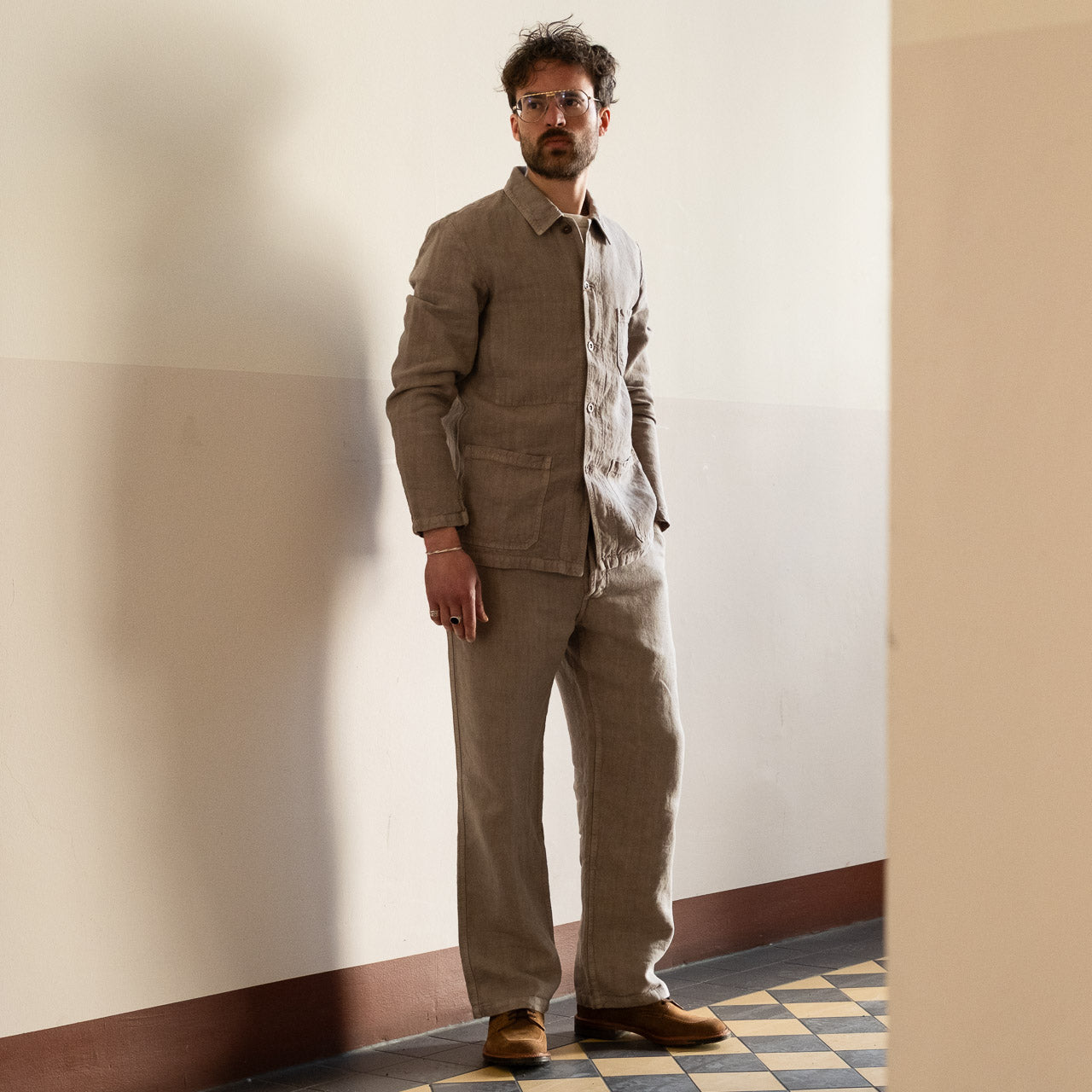 Heavy Linen Weaved Pants Rigging
