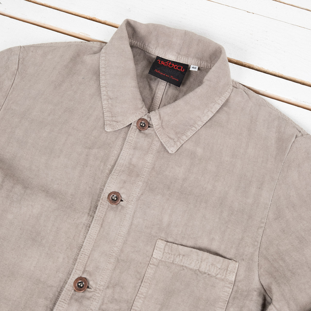 Heavy Linen Weaved Jacket Rigging