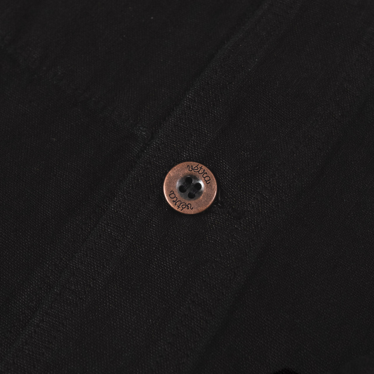 Heavy Linen Weaved Jacket Black