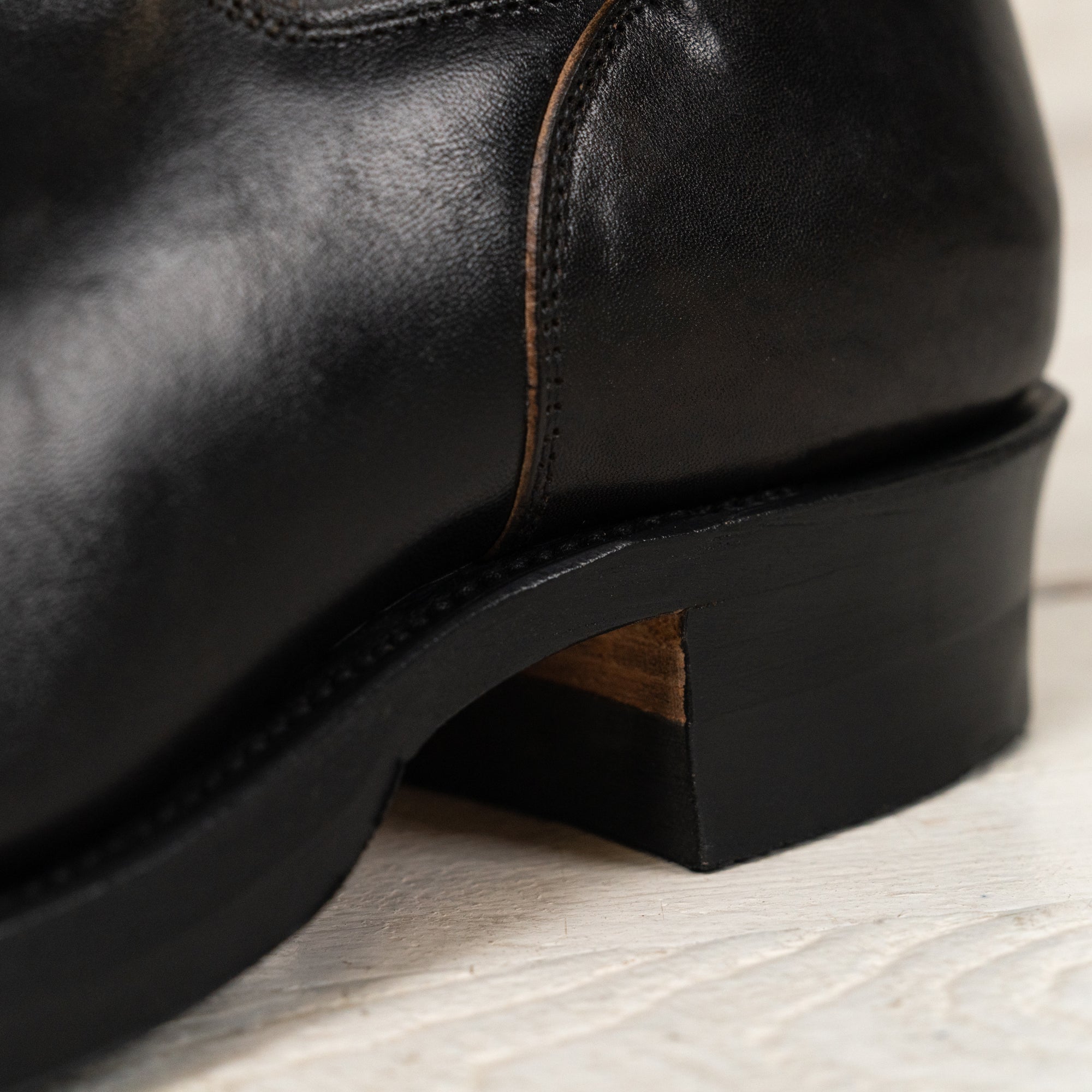 Engineer Boot 2005 Nero Tea Core Vacchetta Lucida Schwarz