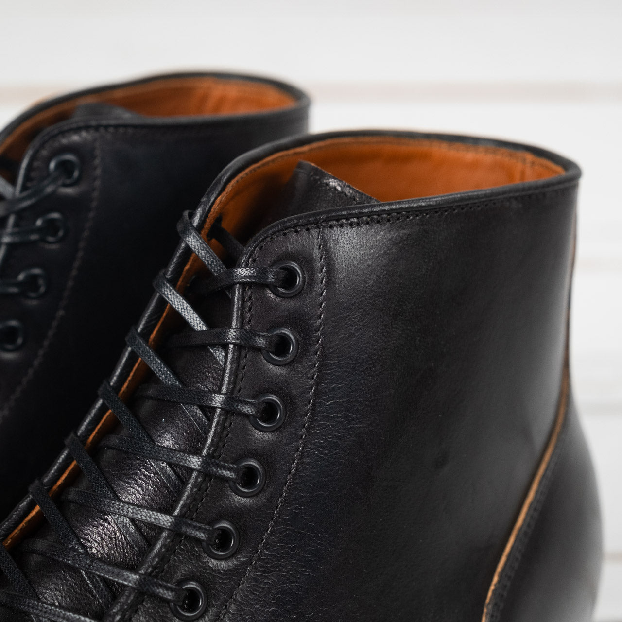 Service Boot 1035 Vachetta Lucide Horsebutt Black