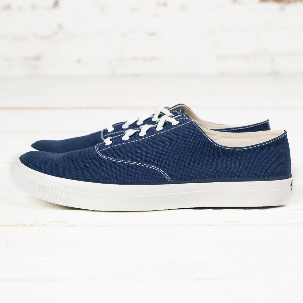 Mens Shoes Blue Canvas Deck Shoes Yachtmaster Lace-up Canvas Deck