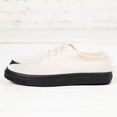 Deck Shoes Canvas Ox Low Natural / Black Sole