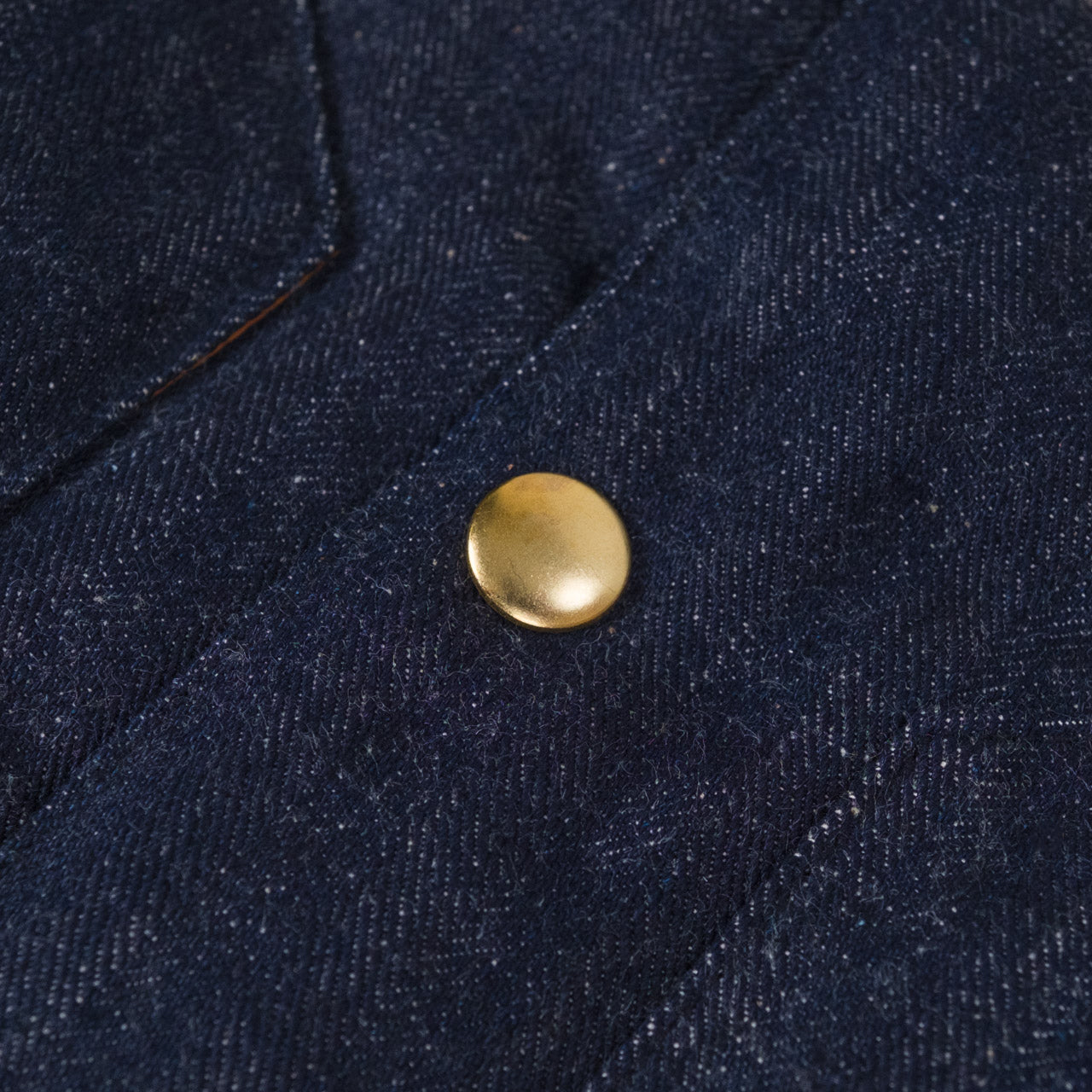 Rocky Mountain x Warehouse Herringbone Twill Down Vest Indigo