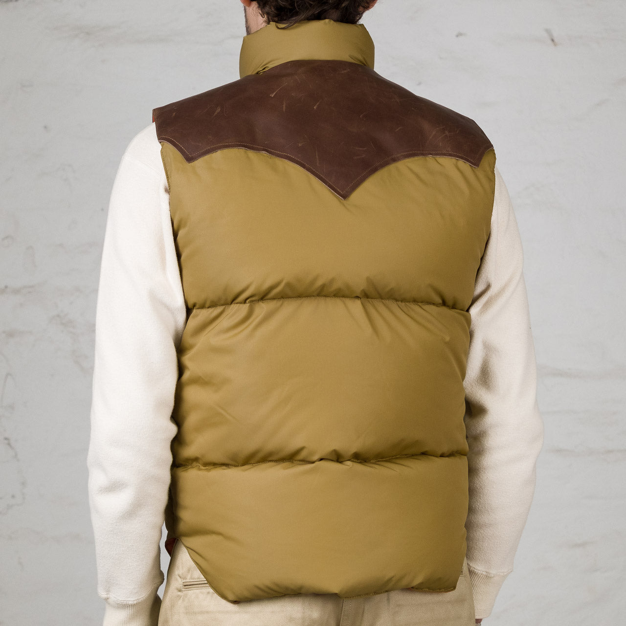 Rocky Mountain x Warehouse Nylon Down Vest Camel