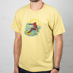 Second Hand Series Surfer T-Shirt Gelb