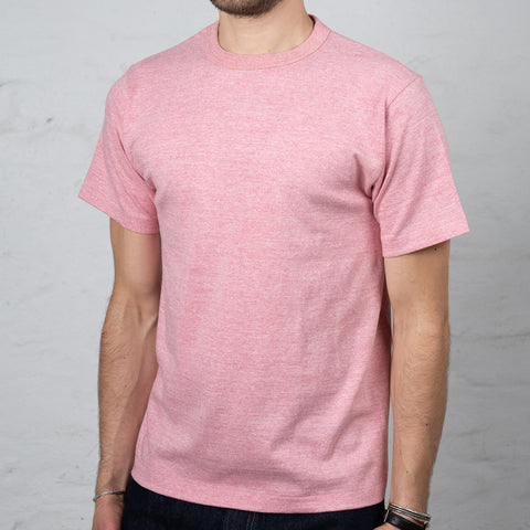 88/12 Crew Neck T-Shirt Green Mottled