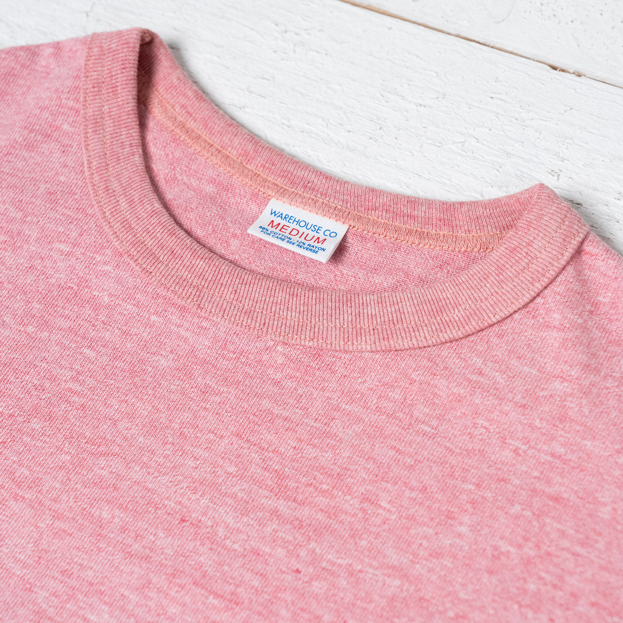 88/12 Crew Neck T-Shirt Green Mottled