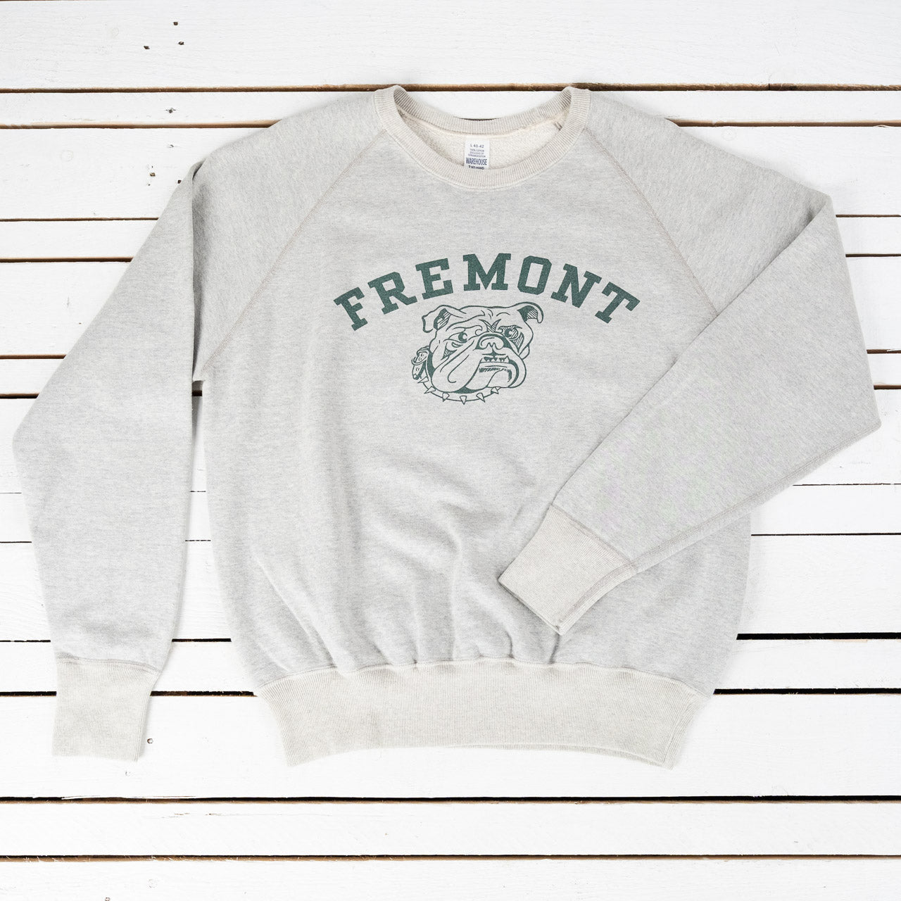 Lot 461 Crew Sweatshirt Fremont Grau Meliert