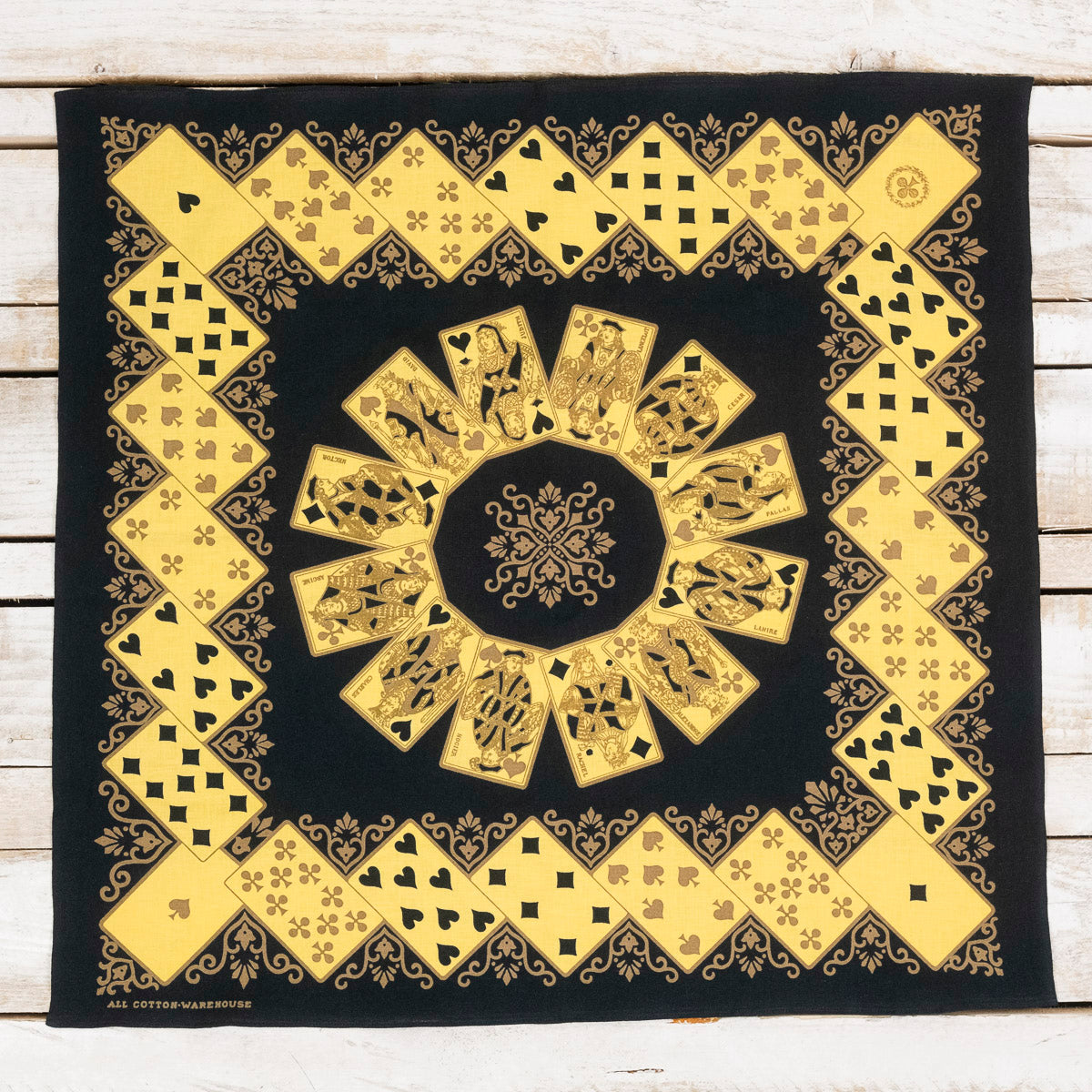 Selvedge Bandana Black