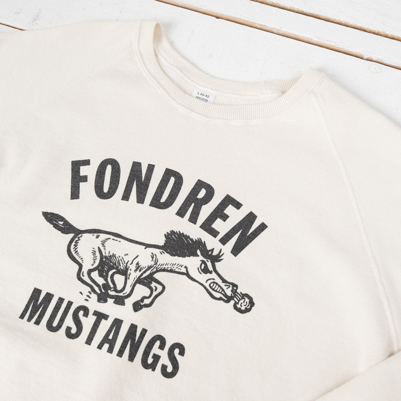 Lot 461 Crew Sweatshirt Fondren Cream