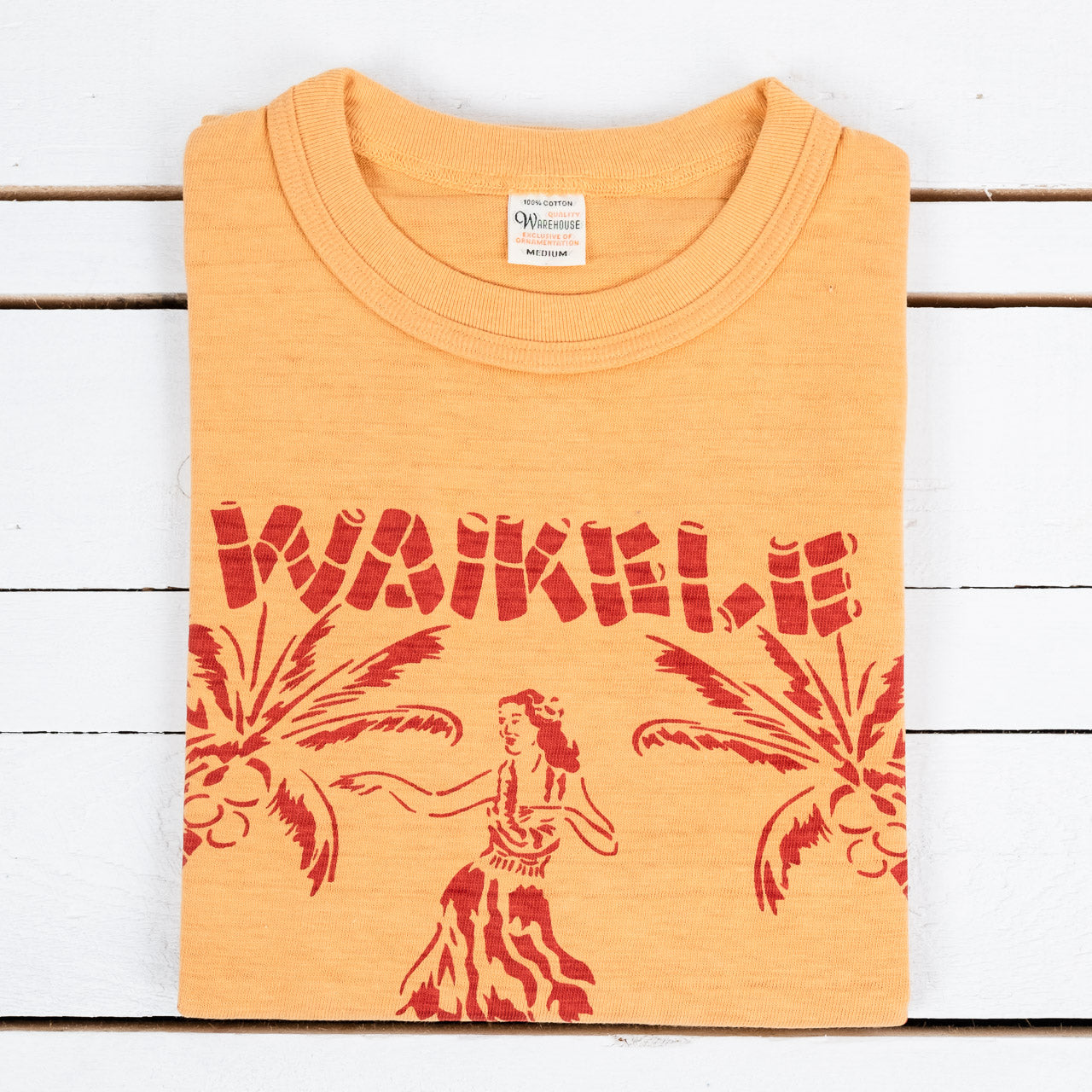 Waikele Round Neck T-Shirt Orange