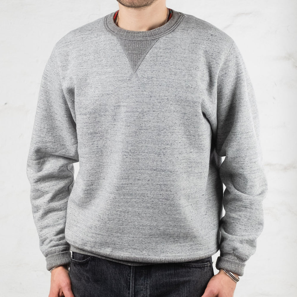 Heavy Sweatshirt Grey Mottled
