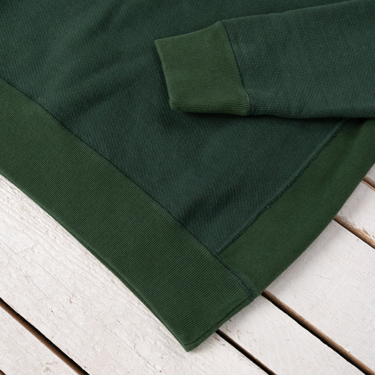 Double Heavyweight Pullover Crewneck Racing Green
