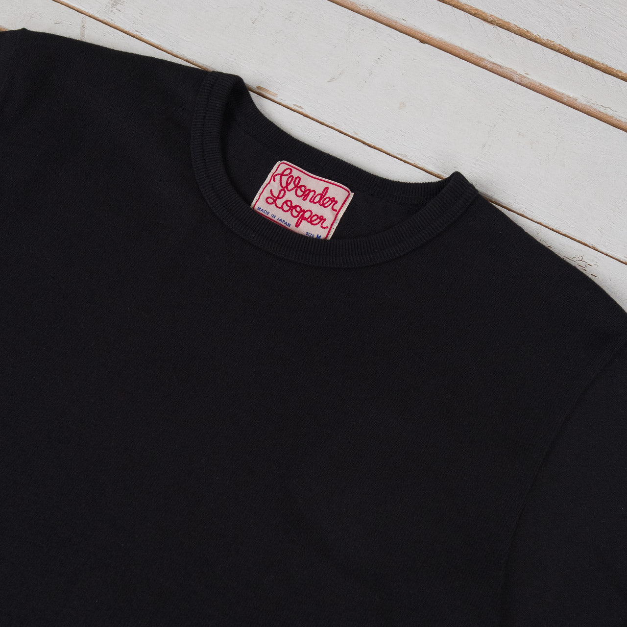 Double Heavyweight Long Sleeve T-Shirt Schwarz