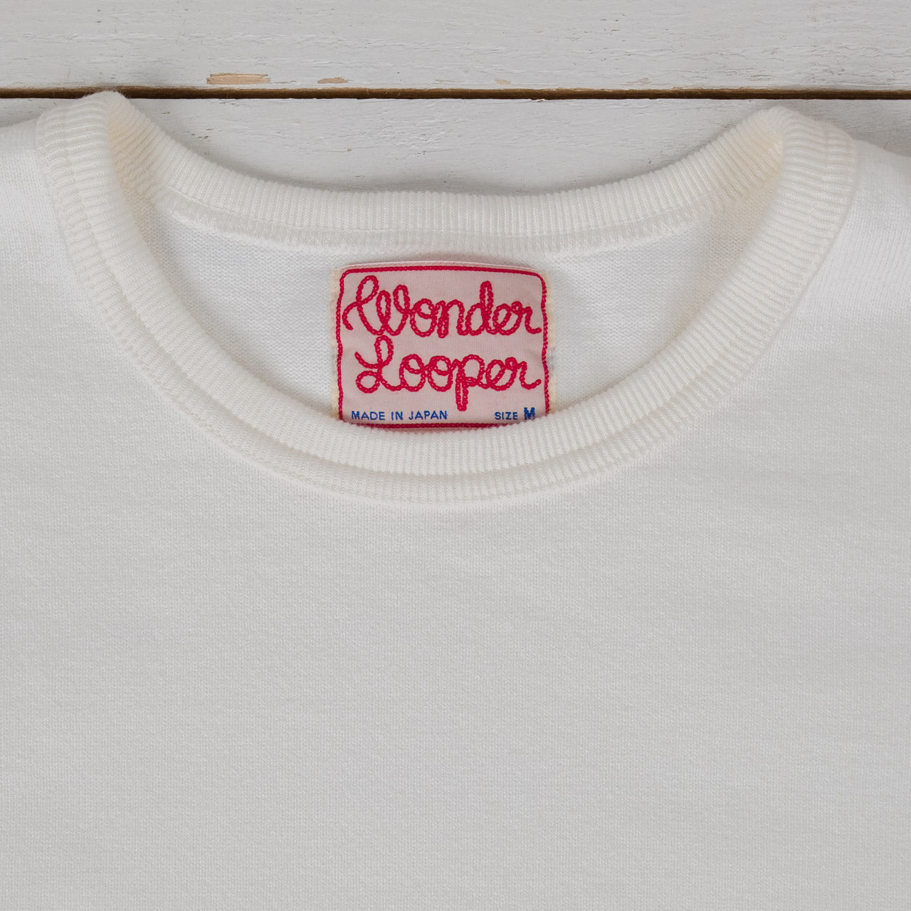 Double Heavyweight Long Sleeve T-Shirt Weiß