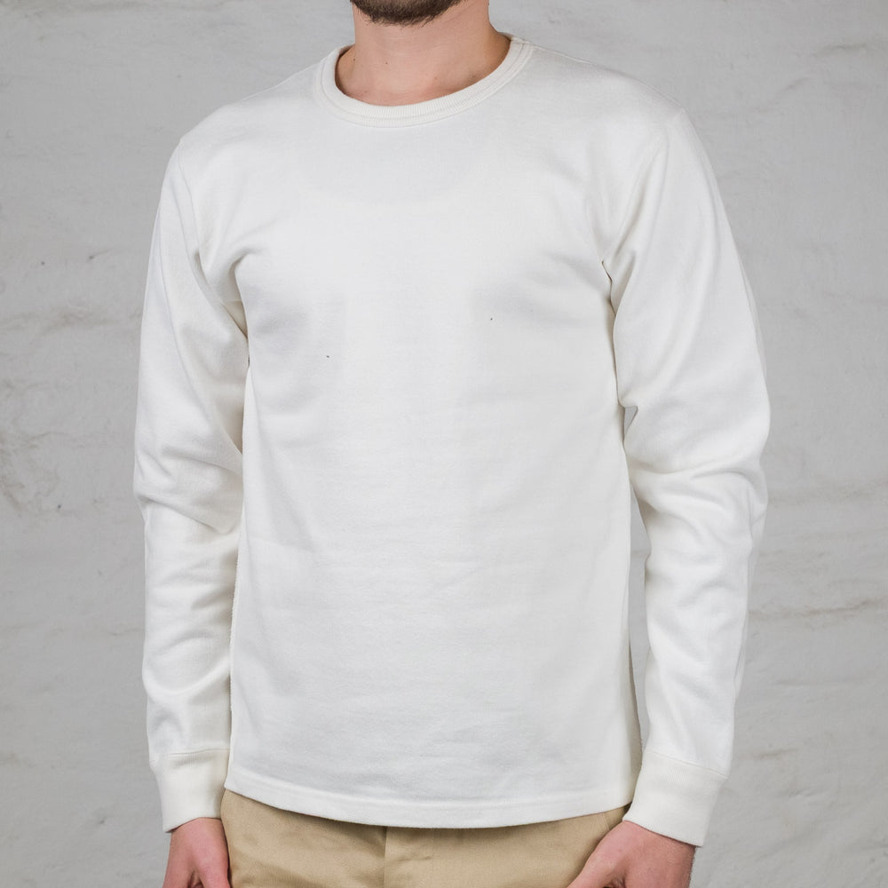 Double Heavyweight Long Sleeve T-Shirt White
