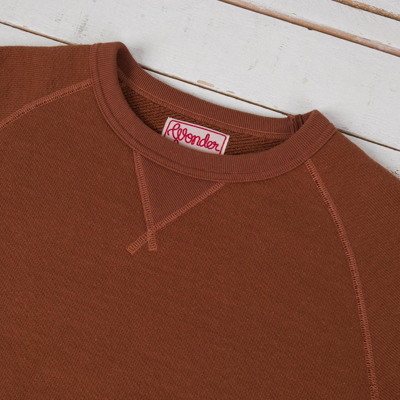 Double Heavyweight Pullover Crewneck Rust