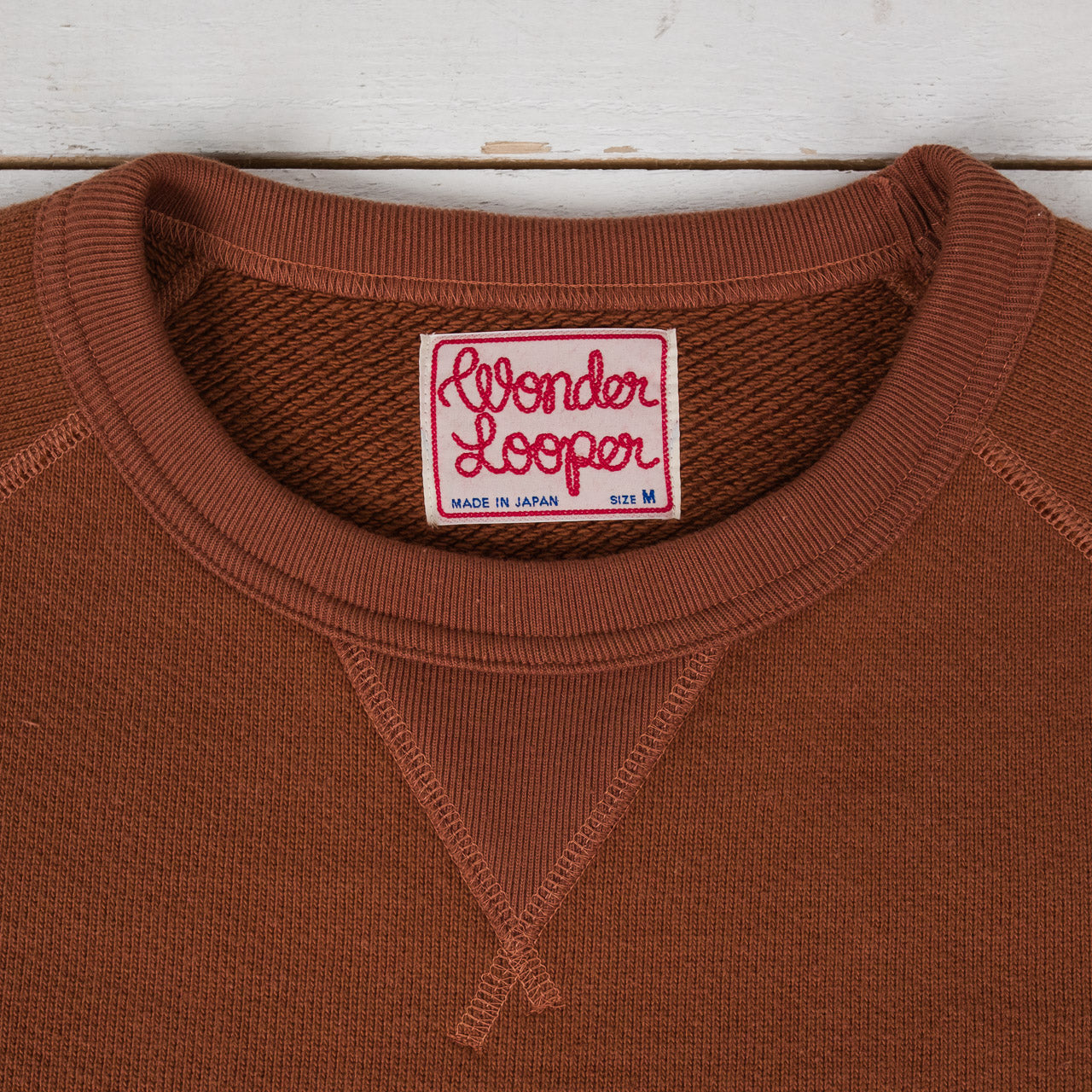 Double Heavyweight Pullover Crewneck Rust
