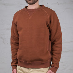 Double Heavyweight Pullover Crewneck Rust