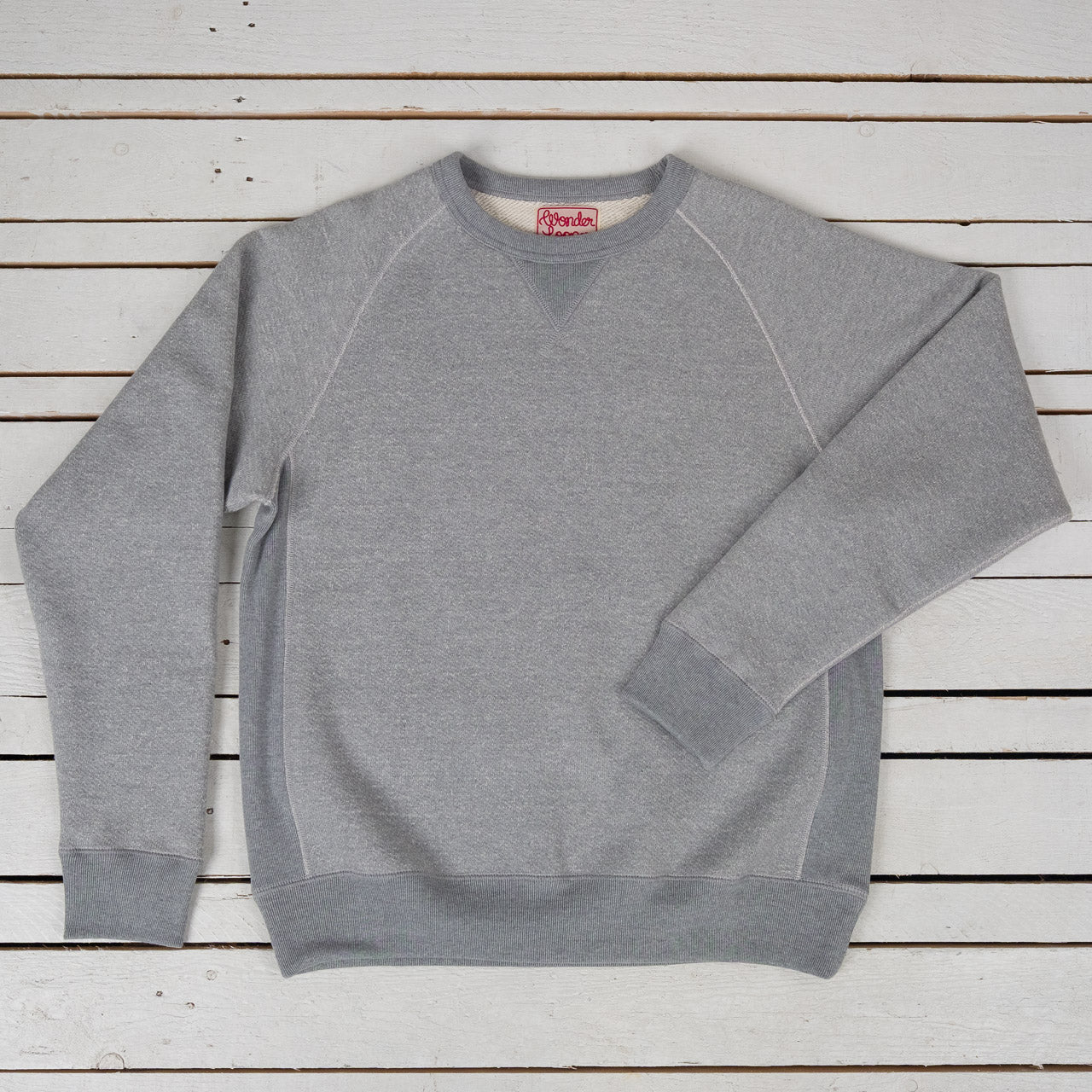 Double Heavyweight Pullover Crewneck Gray Heather