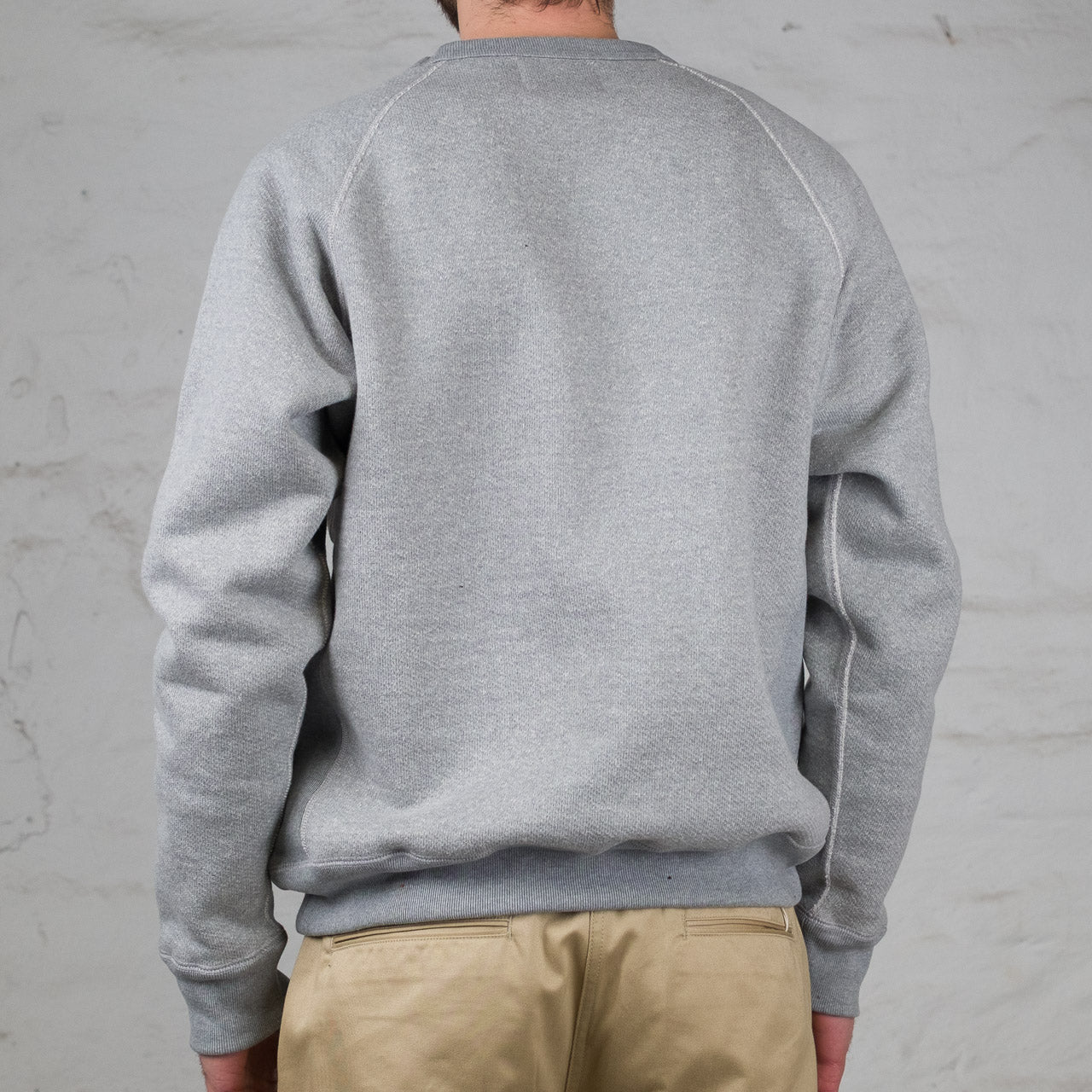 Double Heavyweight Pullover Crewneck Gray Heather