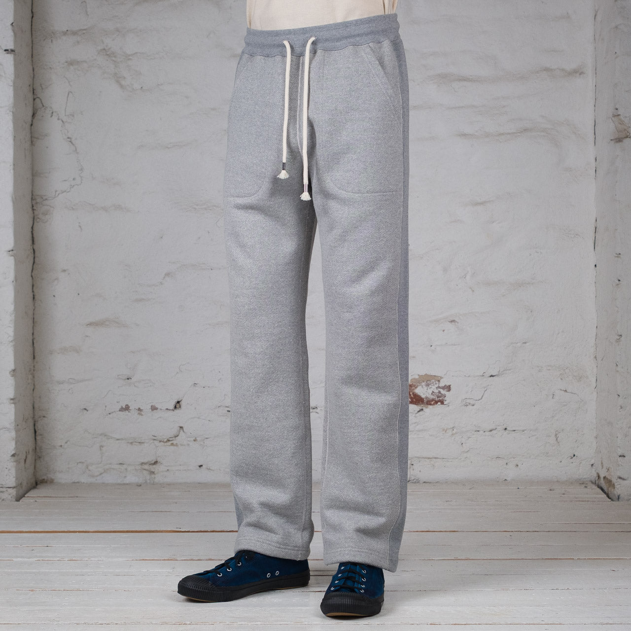Sweatpants Double Heavyweight Gray Melange