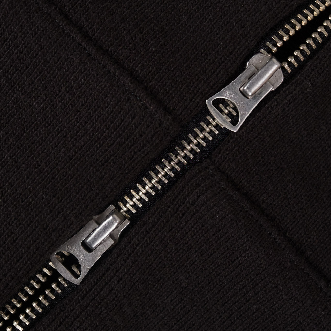 Double Heavyweight Zip Hoodie Sumi Black