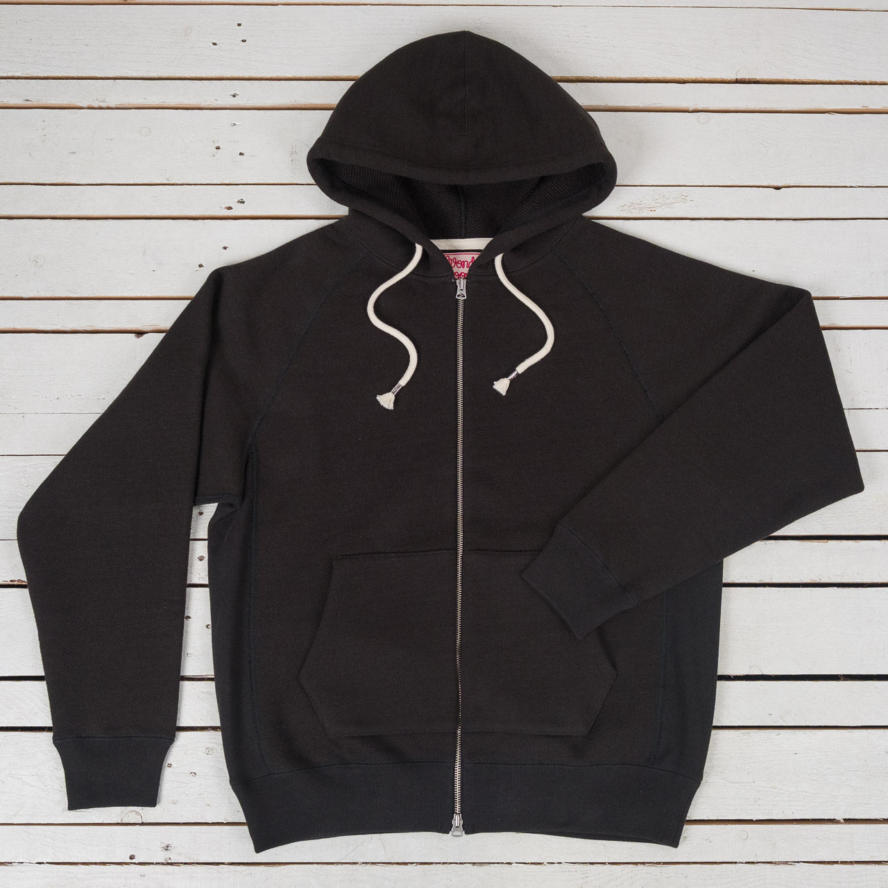 Double Heavyweight Zip Hoodie Sumi Black