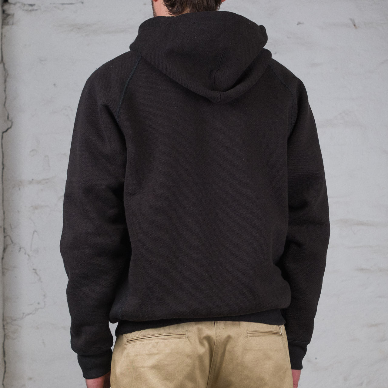 Double Heavyweight Zip Hoodie Sumi Black