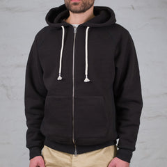 Double Heavyweight Zip Hoodie Sumi Black