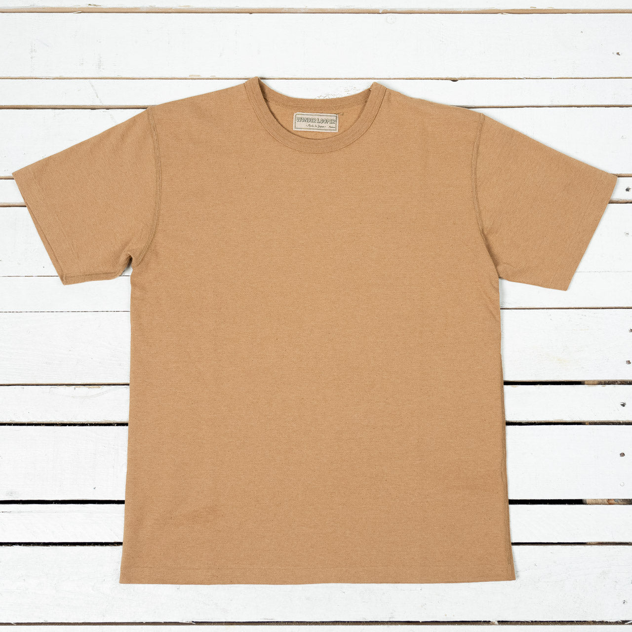 Crewneck T-Shirt Foxfibre® Tsuriami Coyote